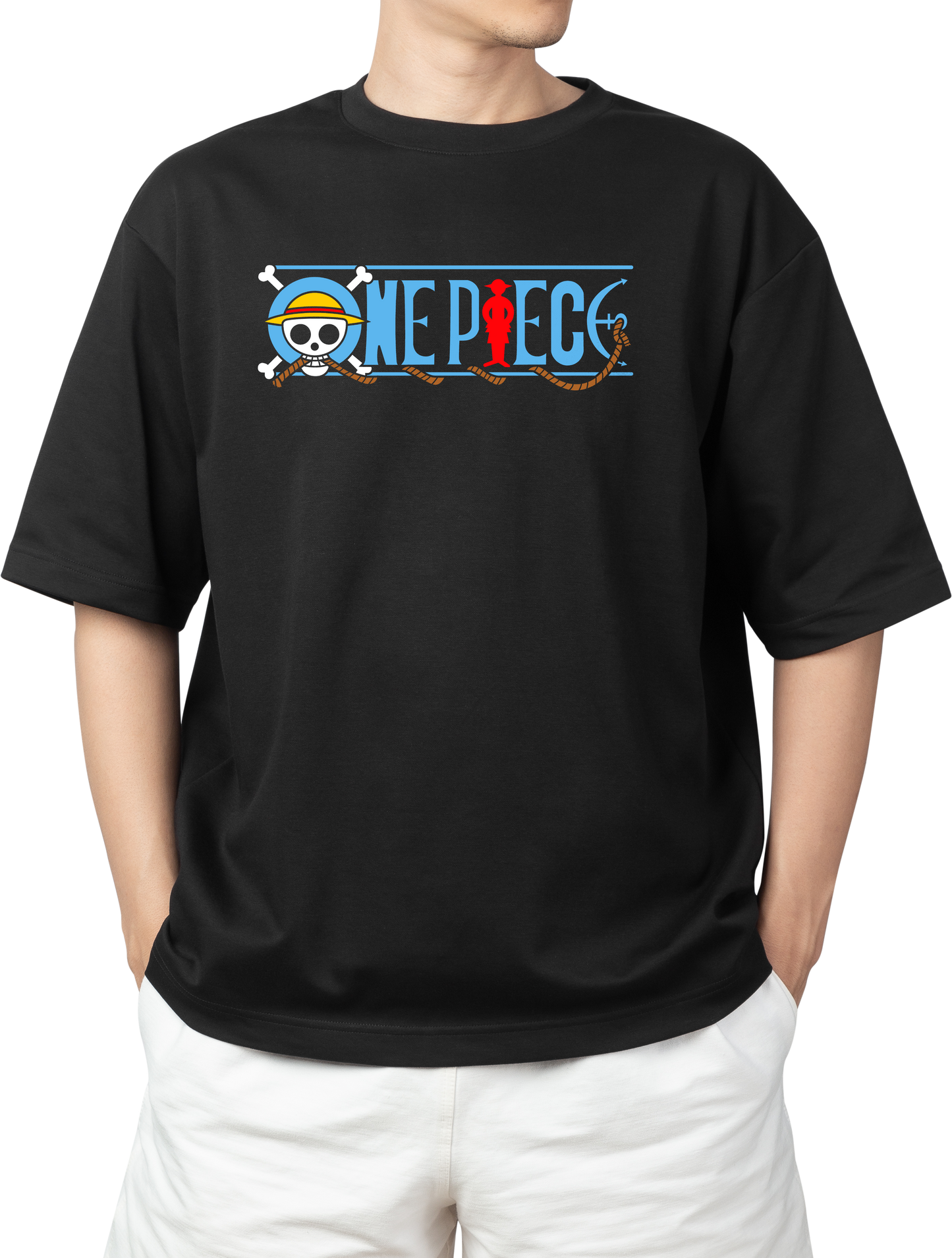 Sun God Nika Luffy One Piece Oversized T-Shirt