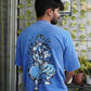 AKAZA: Upper Rank 3 Acid Wash Oversized T-Shirt