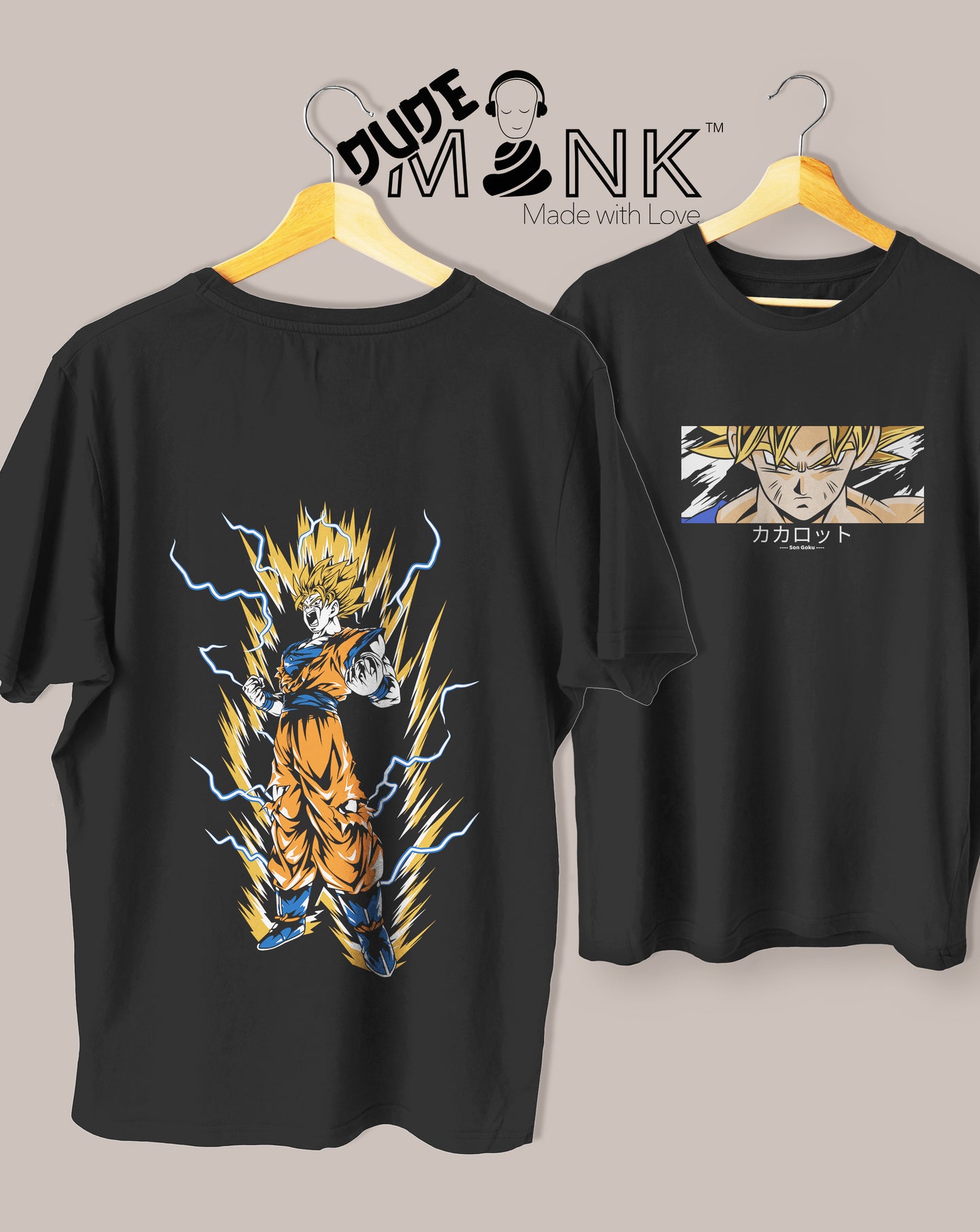 Goku oversized tshirt design