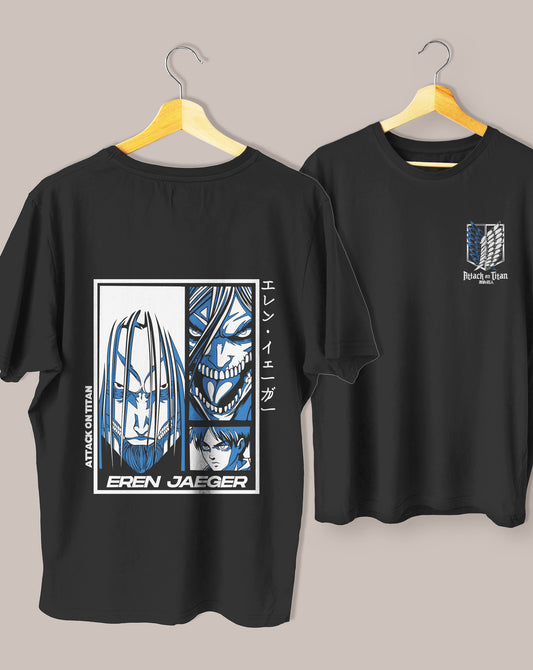 Eren Jaeger Attack of Titans Oversized T-Shirt