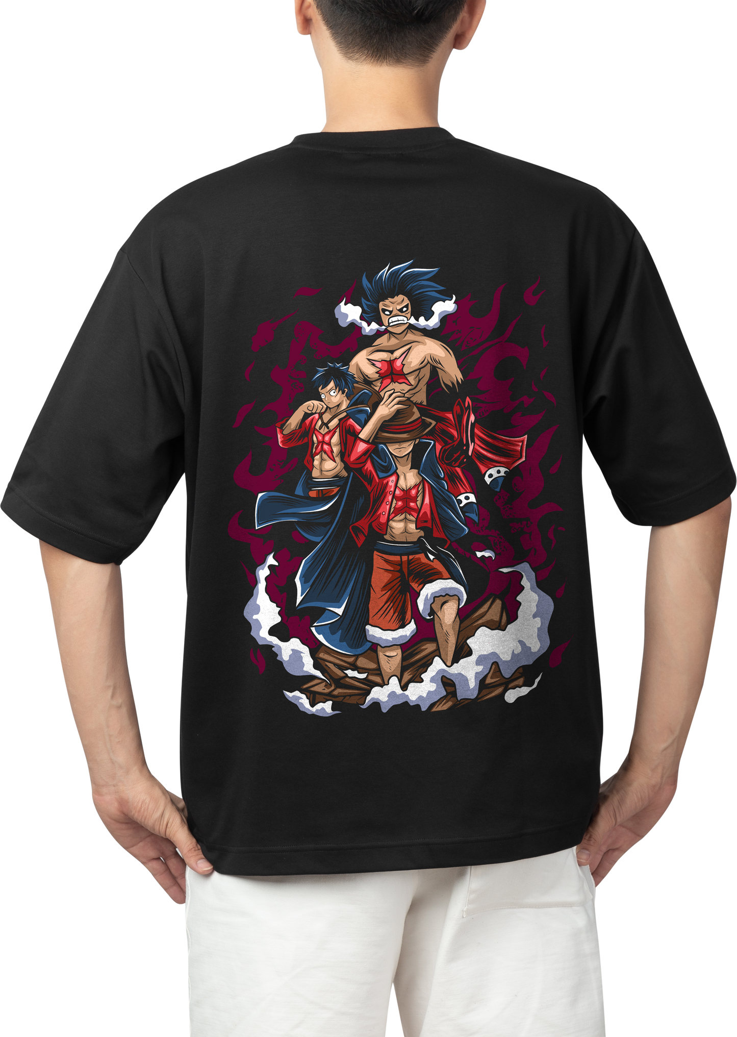 Luffy Rage One Piece Oversized T-Shirt