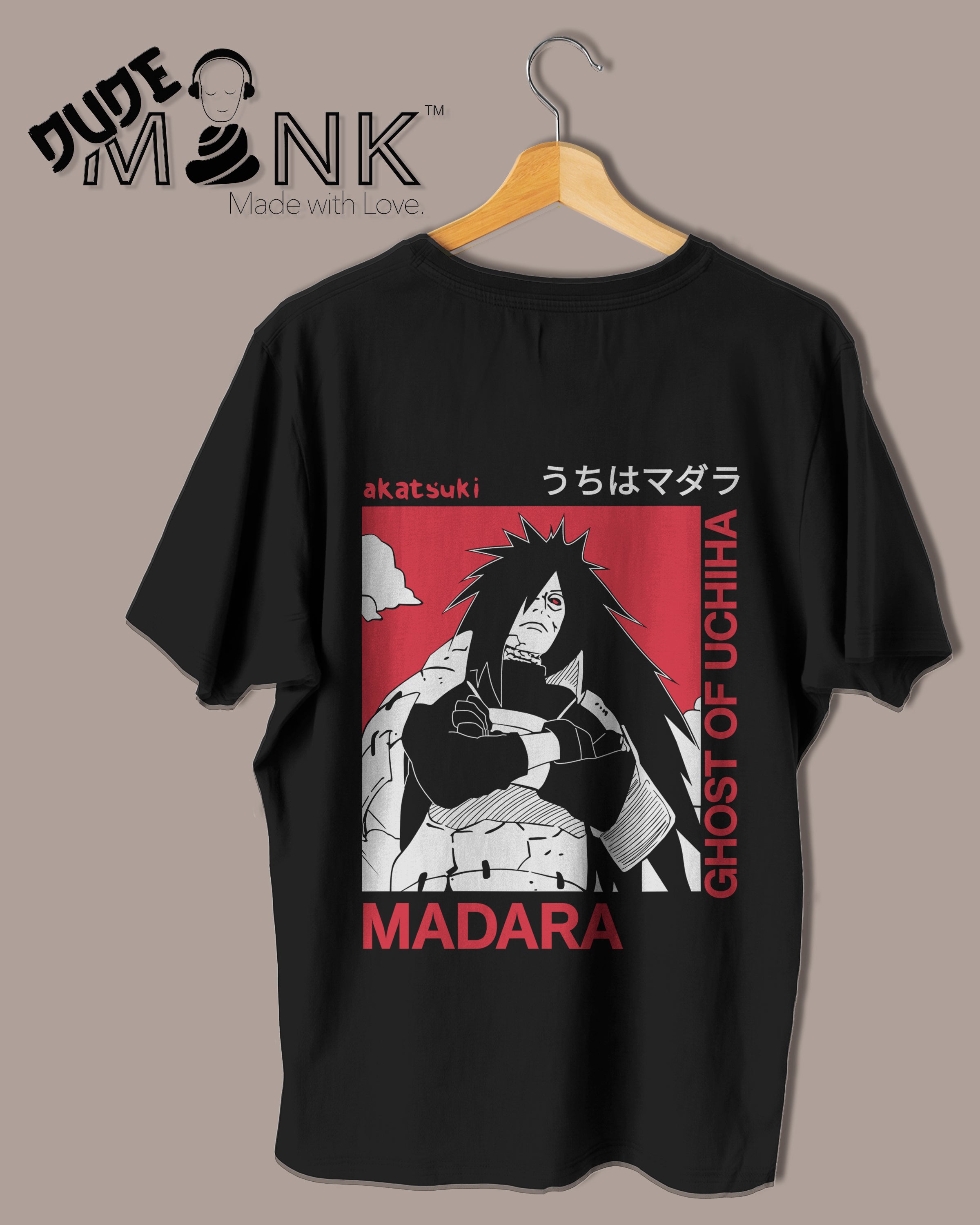 Madara Uchiha Naruto Anime Oversized T Shirt
