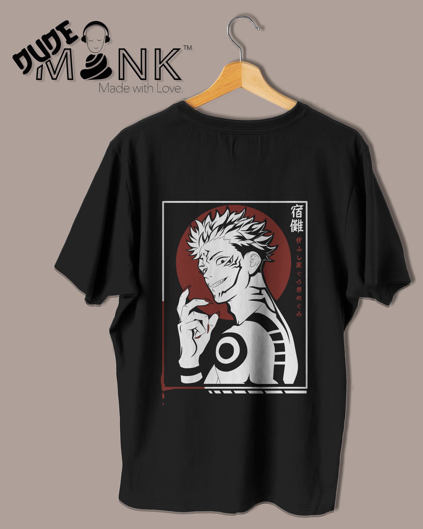 Ryomen Sukuna JJK Anime Oversized T-Shirt
